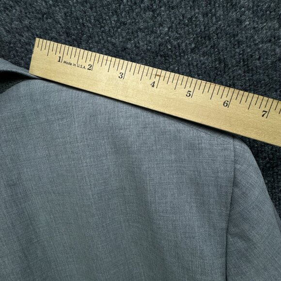 **SOLD**Theory Suit Mens Jacket 44R Pants 38W 2PC Gray Wool Blend XYLO - Picture 9 of 15